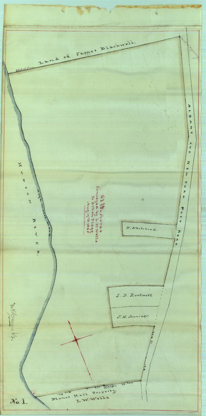 Survey of lands under water for James &amp; George Stewart