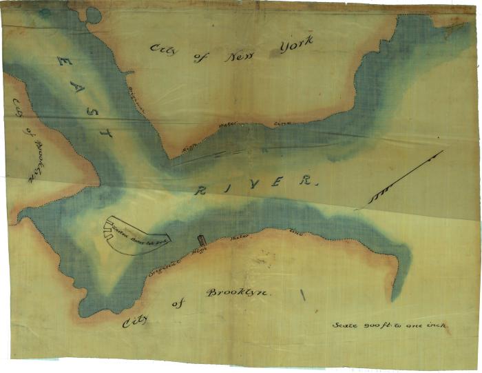 Survey of lands under water for Walter T. &amp; James R. Klots