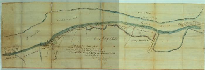 Survey of lands under water for Samuel S. Bent