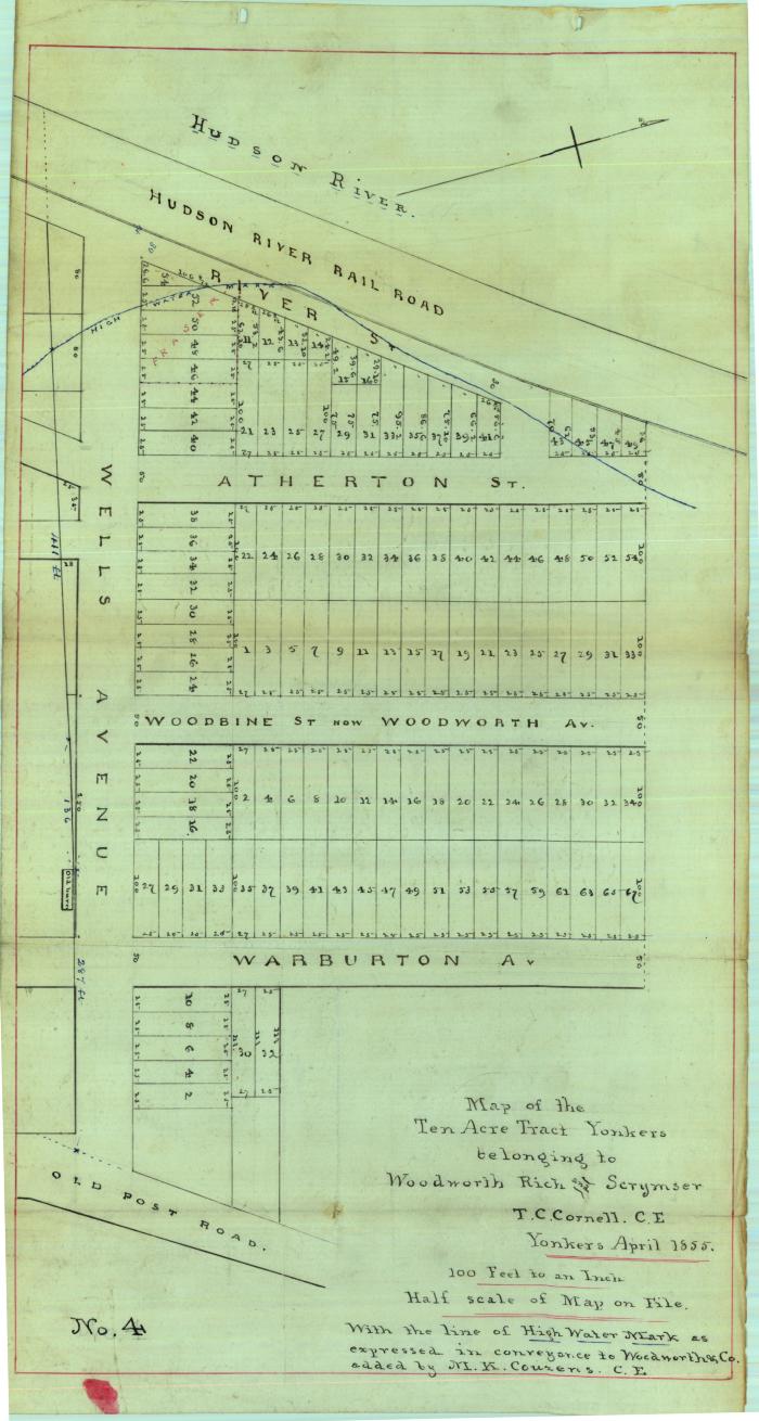 Survey of lands under water for George Frazier