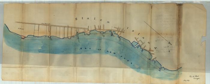 Survey of lands under water for Howard L. Parmele &amp; Catharine A. Hedges