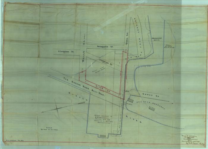 Survey of lands under water for Josephine A. Roe