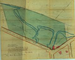 Survey of lands under water for John A. Stevens