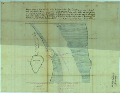 Survey of lands under water for Knickerbocker Ice Company