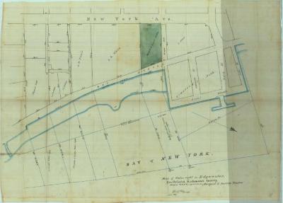 Survey of lands under water for Margaret E. Furniss