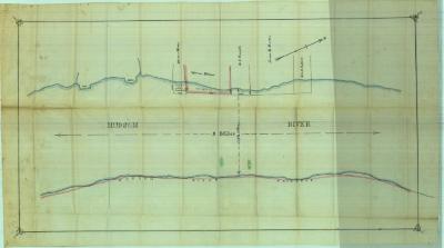 Survey of lands under water for Warren Delano