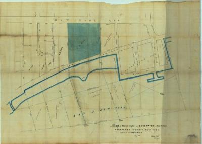 Survey of lands under water for Abby A. White