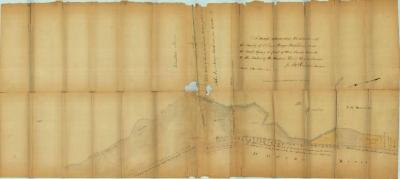 Survey of lands under water for John T. &amp; George W. Washburn