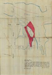 Survey of lands under water for James Maurice