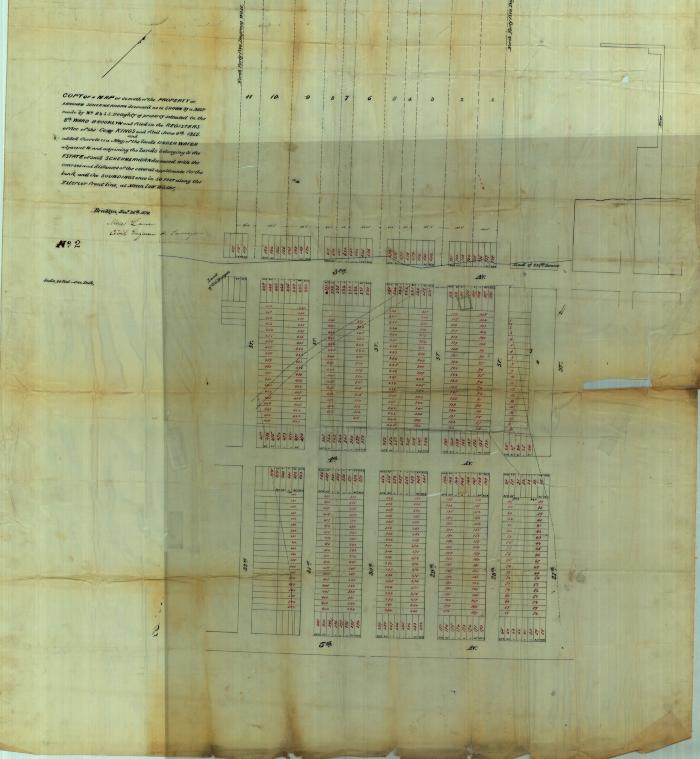 Survey of lands under water for Schemerhom, Estate of