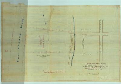 Survey of lands under water for Frances L. Ford