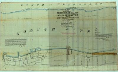 Survey of lands under water for Frederick DeBillier, trustee