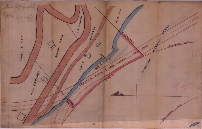 Survey of lands under water for Isaac G. Johnson