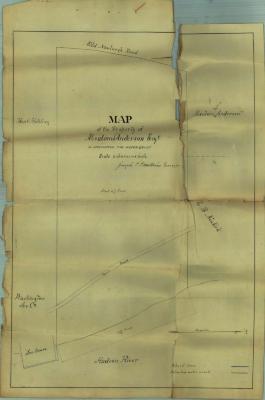 Survey of lands under water for Absalom L. Anderson