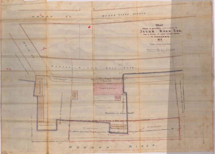 Survey of lands under water for Jacob Read