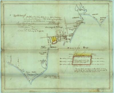 Survey of lands under water for Jonathan Preston, Seth C. &amp; Silas S. Horton