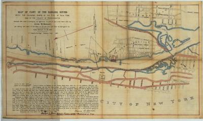 Survey of lands under water for Jesse W. Benedict