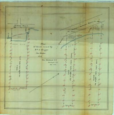 Survey of lands under water for William I. Griggs