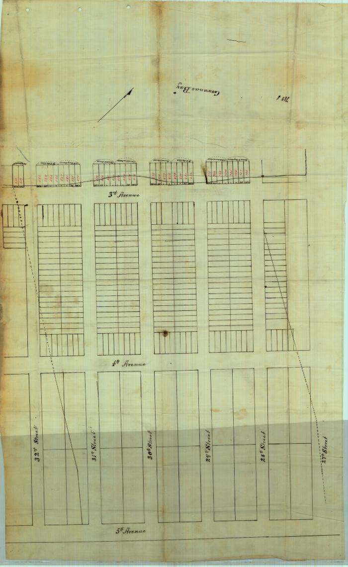 Survey of lands under water for Schemerhom, Estate of