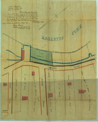 Survey of lands under water for Phoebe Stevens, et al