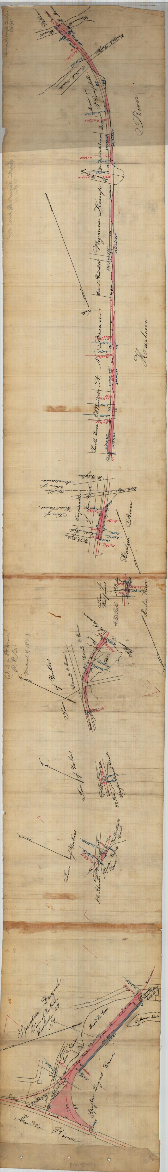 Survey of lands under water for Spuyten Duyvil &amp; Port Morris Railroad Co.