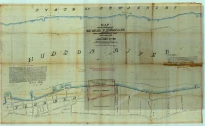 Survey of lands under water for Edward F. Shonnard