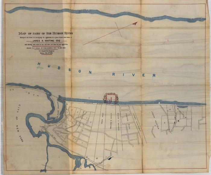 Survey of lands under water for James R. Whiting