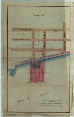 Survey of lands under water for Henry A. Dingee