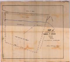 Survey of lands under water for Daniel T. Weed