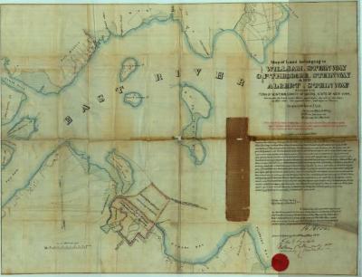 Survey of lands under water for William, C.F. Theodore &amp; Albert Steinway