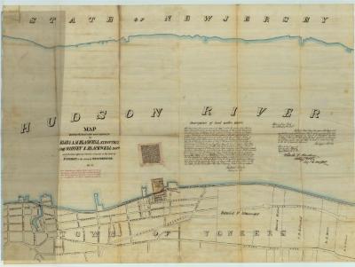 Survey of lands under water for Eliza A.M. Blackwell