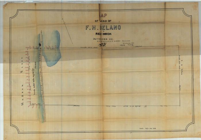 Survey of lands under water for Franklin H. Delano