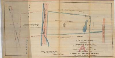 Survey of lands under water for William E. Dodge