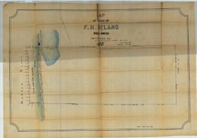 Survey of lands under water for Franklin H. Delano