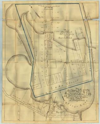 Survey of lands under water for Peter P. Cooper