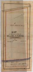 Survey of lands under water for William A. Husted
