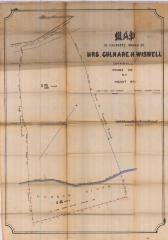 Survey of lands under water for Gulman H. Wiswell