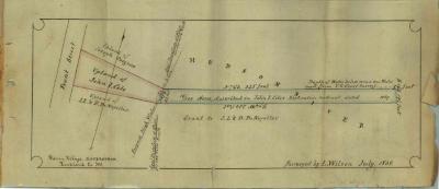 Survey of lands under water for John I. Cole (tabled)