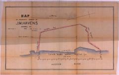 Survey of lands under water for Jackson M. Havens