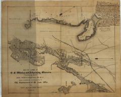 Survey of lands under water for Edward B. Wesley