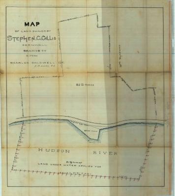 Survey of lands under water for Stephen C. Gills