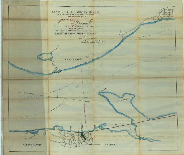 Survey of lands under water for Pierre C. Van Wyck, et al