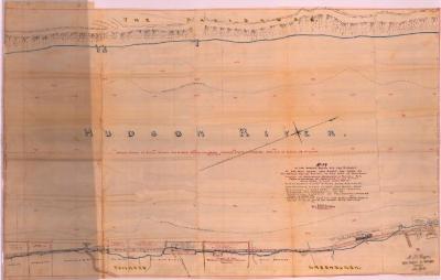 Survey of lands under water for Orphan Asylum Society