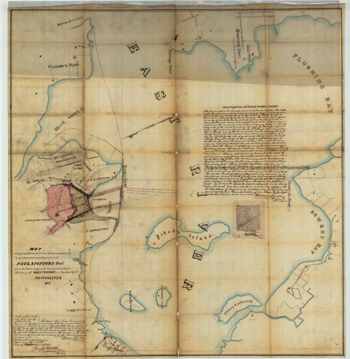 Survey of lands under water for Susan B. Spofford, Executrix of Estate of Paul Spofford