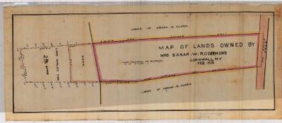 Survey of lands under water for Sarah W. Rodermond