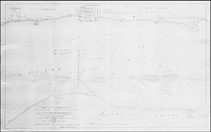 Survey of lands under water for Catherine S. Morell