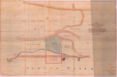 Survey of lands under water for Sarah L. Myers