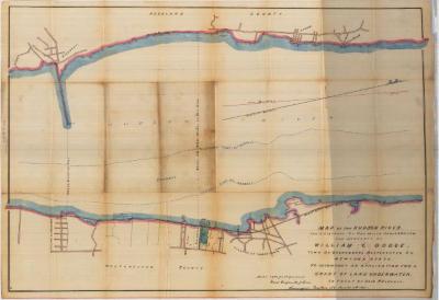 Survey of lands under water for William E. Dodge