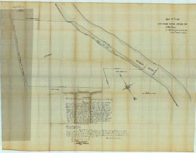 Survey of lands under water for Jeremiah P. B. Dodge