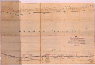 Survey of lands under water for Sarah L. Myers